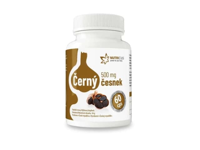Černý česnek 500 mg 60 kapslí