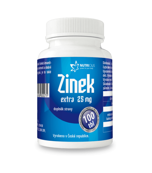 Zinek EXTRA 25 mg tbl.100